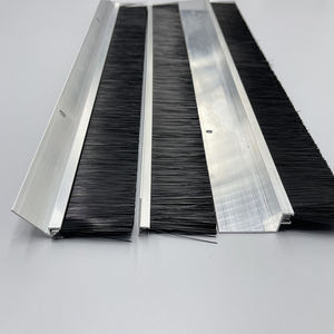 고속 철도 플랫폼 스크린 도어 UL94-V2V1V0 난연성 PP 나일론 PBT 스트립 브러시 용 씰 브러시 - Product Image 1