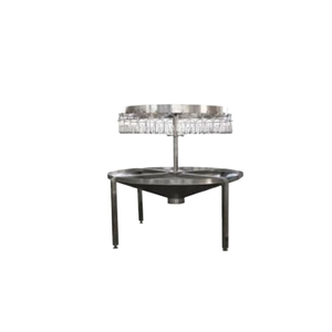 Mesa Circular para Eviscerado de Aves, Máquina para Eliminar Vísceras de Pollo, Accesorios para Equipos de Procesamiento y Sacrificio de Aves, con Ruedas - Product Image 1