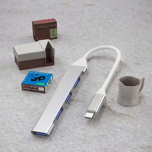 TUTI High Quality <strong>USB</strong> <strong>4</strong> <strong>Port</strong> Type C Dock Hot Sale <strong>4</strong> In 1 Expansion <strong>Hub</strong> Adapter HDTV Compatible <strong>USB</strong> <strong>3.0</strong> Interface In Stock - Product Image 2