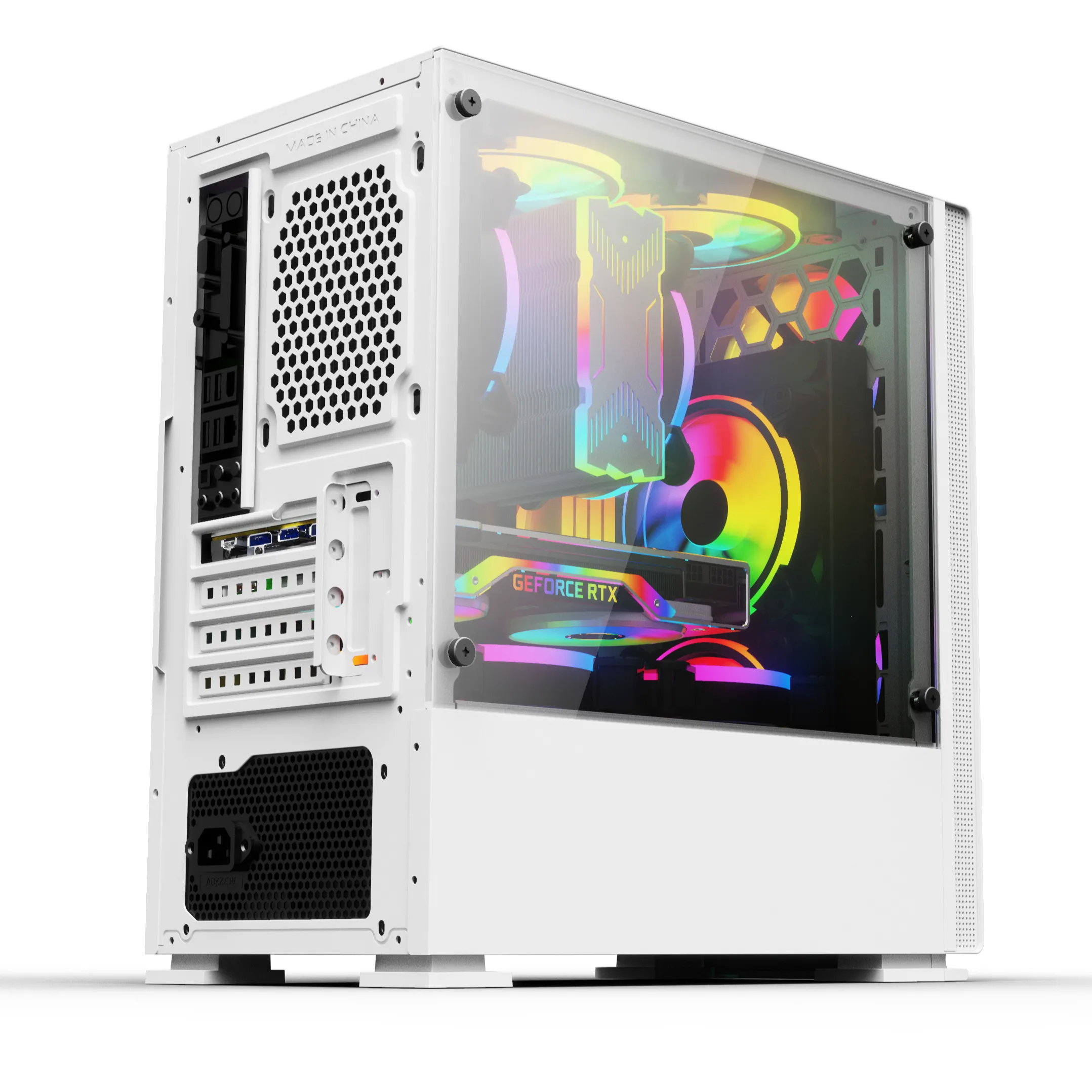 Nieuw Ontwerp Hot Selling Acryl Atx Desktop Pc Gaming Case