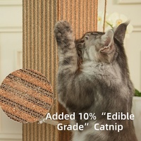 Winners-xc Griffoir vertical pour chat en bois massif et liège, durable, résistant aux griffures, peu encombrant, style minimaliste