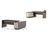 Bureau de direction, mobilier de bureau, design moderne en forme de L, bureau de direction
