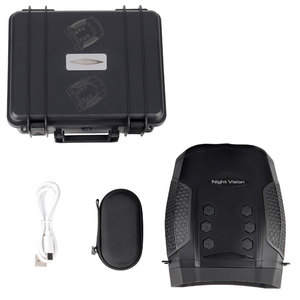 กล้องวิดีโอ 4K มองเห็นในที่แสงน้อย กล้องส่องกลางคืนแบบสองตา ภาพสีเต็มรูปแบบ ความละเอียด 40 ล้านพิกเซล มองเห็นในที่มืดสนิท ระยะอินฟราเรด 600 เมตร รับประกัน 1 ปี - Product Image 2