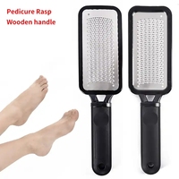 Lime à pieds professionnelle en acier inoxydable d'origine usine, outils de pédicure portables