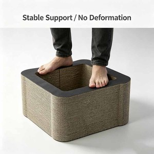 Enclos à griffes robuste et ergonomique pour chat, <span class=keywords><strong>cube</strong></span> compact pour jouer, se reposer et griffer, pour les acheteurs en gros - Product Image 5