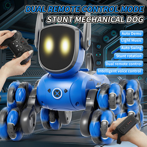 Juguete Educativo Eléctrico para Mascotas, Robot Perro Acrobático con Control Remoto, Movimientos Multiarticulados Biónicos, Escala 1:5, Hecho de Plástico en China - Product Image 2