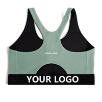 Soutien-gorge de sport élastique et extensible parfait en microfibre, évacuation de l'humidité, souplesse au toucher des mains, ligne de grande taille pour tous les jours