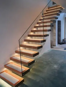 ECT 2023 Строительный кодекс деревянная ступенька современная лестница плавающая лестница