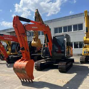 Miniexcavadora de orugas Hitachi ZX70/EX100W usada, origen japonés, motor Isuzu Yanmar de 5-6 toneladas, motor de bomba de peso operativo incluido - Product Image 4