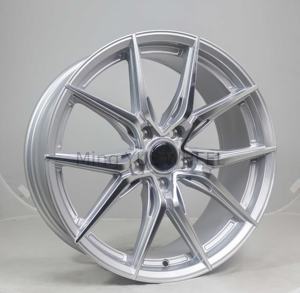 Mingyue 18X8 Hyper noir gris course Sport roue de voiture de tourisme pour <span class=keywords><strong>VW</strong></span> Polo Golf Audi A4 A5 BMW série 3 4 5 M2 M3 M4 E46 F30 Benz - Product Image 1