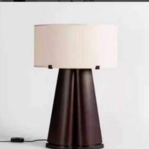 Modern Minimalist Table Lamp E27 Switch Control Geometric Solid Design For Living Room Bedroom <b>Night</b> <b>Light</b> - Product Image 1