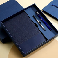 Sets de Regalo de Cuadernos de Cuero Corporativos al por Mayor con Botella, Cuaderno de Lujo Personalizable A5, Caja de Regalo con Bolígrafo y USB