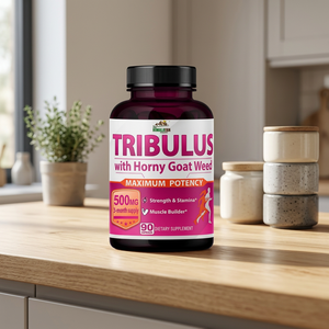 Cápsulas Naturales Ayurvédicas de Maca y Ginseng de Marca Privada IHO, Tribulus para Aumentar la Energía y Desarrollar Músculos, 60 Cápsulas, Delhi ISO - Product Image 3