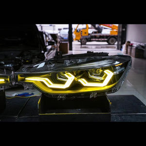 <span class=keywords><strong>Serie</strong></span> 3 13-19 F30/F35 versión americana con luces amarillas quinta generación OSS <span class=keywords><strong>cuatro</strong></span> cerca ocho lejos toque de faros azules - Product Image 6