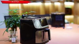 Modern 10L Electric Air Fryer Oven New Stainless Steel Plastic Multifunctional for Household Use 1 Year Warranty German French - Product Image 4