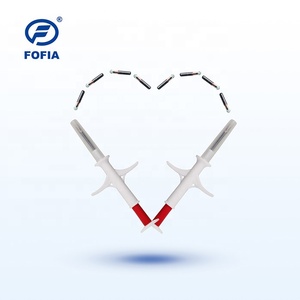 Trắng ống tiêm cấy ghép cá <span class=keywords><strong>transponder</strong></span> Microchip -1.25x8mm ISO chứng nhận - Product Image 5