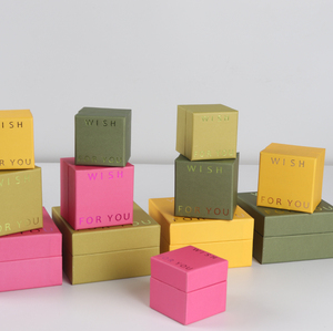 Custom Printed Cute Mini square Paper Cardboard Sweet Candy Gift <b>Box</b> - Product Image 2
