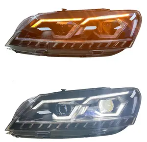 Dallon Fabriek Koplamp Voor Volkswagen Vw-Passat 2011-2015 A32 A33 Hoofd Licht Led Bumper Lamp Met Lage grootlicht Signaal Drl