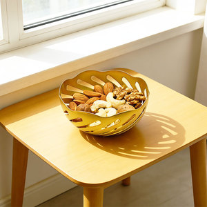 Luxury Metal Fruit <b>Basket</b> Tray Platter Colander Bowl Centerpiece Counter for Fruits, <b>Breads</b>, Vegetables,Snacks - Product Image 5