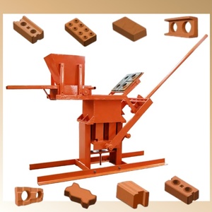 Đất sét Interlock gạch máy làm với động cơ diesel đất sét Khối Máy làm giá thấp - Product Image 4