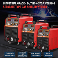 Machine à souder tout-en-un ZX7-315, soudeuse à arc à onduleur IGBT 315A, faible éclaboussure pour la soudure industrielle de l'aluminium et du fonte
