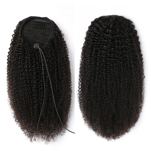 Vigoureux vague d'eau casque cordon <span class=keywords><strong>queue</strong></span> <span class=keywords><strong>de</strong></span> <span class=keywords><strong>cheval</strong></span> pour les femmes noires résistant à la chaleur marron synthétique <span class=keywords><strong>queue</strong></span> <span class=keywords><strong>de</strong></span> <span class=keywords><strong>cheval</strong></span> Extension <span class=keywords><strong>de</strong></span> pièce <span class=keywords><strong>de</strong></span> cheveux - Product Image 3