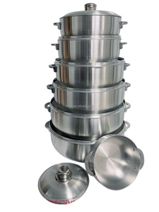 <span class=keywords><strong>Olla</strong></span> Caldero <span class=keywords><strong>de</strong></span> Aluminio <span class=keywords><strong>de</strong></span> Gran Tamaño, 20-40 cm, Acabado Satinado, Cacerola <span class=keywords><strong>para</strong></span> Cocinar, <span class=keywords><strong>para</strong></span> Sudamérica - Product Image 3