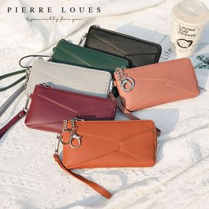 Bolso de Mano para Mujer Pierre Loues, Verde Oscuro, 6 Pulgadas, con Cierre, Correa y Espacio para Teléfono, Impermeable, para Uso Diario - Product Image 3