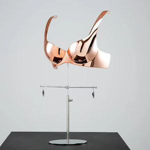 Finestra di fascia alta placcatura manichino di lusso luce appendiabiti <span class=keywords><strong>negozio</strong></span> di Lingerie mutandine da <span class=keywords><strong>donna</strong></span> raccogliere reggiseno - Product Image 5