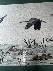 Tùy chỉnh khảm Chân Dung bức tranh tường mô hình biên giới gạch đá cẩm thạch sàn khảm huy chương - Product Image 4