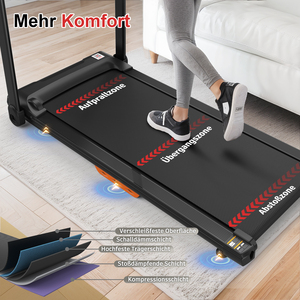 静かなポータブルトレッドミルマシンを出荷する準備ができましたインクリンウォーキングパッド走行電気トレッドミル出荷ドイツ倉庫 - Product Image 5