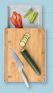 Planche à découper en bambou créative, écologique et réutilisable, de type <span class=keywords><strong>tiroir</strong></span> rectangulaire, multifonctionnelle, pour le rangement et les cadeaux - Product Image 4
