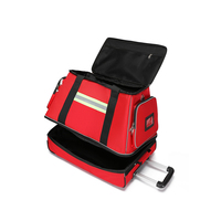 Trousse de premiers secours d'urgence manuelle rétractable grande capacité pour la lutte contre les incendies, en tissu Oxford