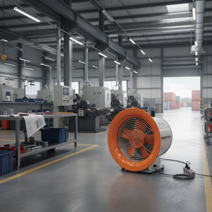 ROBOTECH TIP-300S Centrifugal Fan Free Standing <b>Portable</b> High-Tech Korean Best Seller Air Circulation Customizable OEM/ODM - Product Image 3