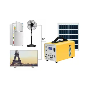 OEM rumah luar ruangan Smart Lifepo4 Power Station Portable Solar Generator sistem energi surya untuk berkemah