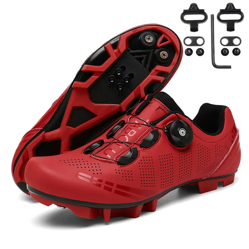 Zapatillas de ciclismo de montaña, calzado de ciclismo de montaña, calzado plano de velocidad para bicicleta de carretera