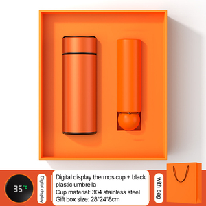 Bán buôn khuyến mại mặt hàng quà tặng sang Trọng Chai nước bằng thép không gỉ Quạt di động tùy chỉnh văn phòng kinh doanh Bộ quà tặng của công ty - Product Image 5