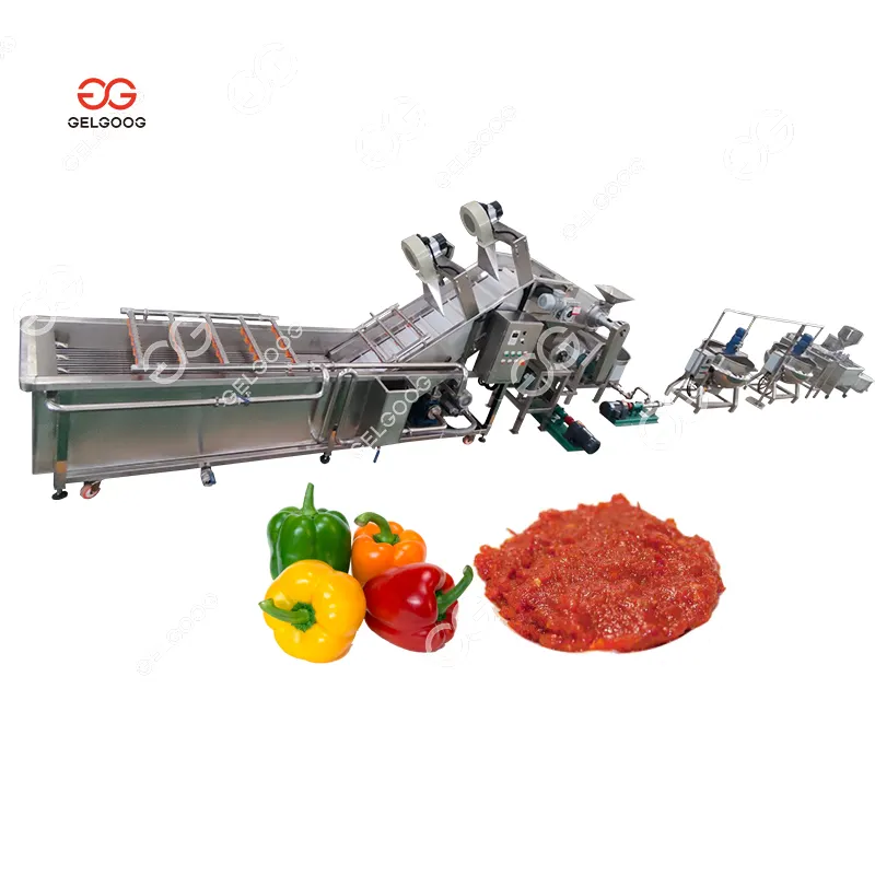 Small Automatic Red Pepper Paste Making Plant Tomato Ketchup Processing Machine Chili Sauce Production Line