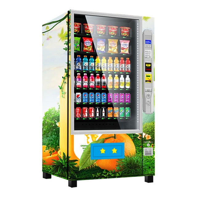 Auto Snack & Water Vending Machine Factory Convenient Store Food Drinks Snacks Beverage Dispenser Beer Cold Drinks Function