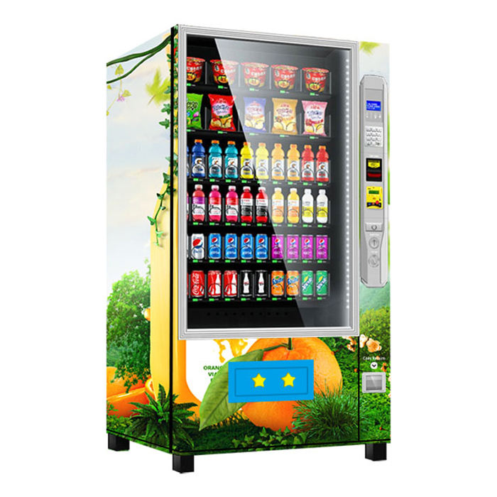 Auto Snack & Water Vending Machine Factory Convenient Store Food Drinks ...