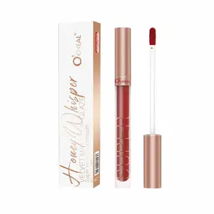 C013 Großhandel Hochwertige Matte Nude Liquid Lipstick Private Label Lip gloss Wasserdichte vegane Kosmetik