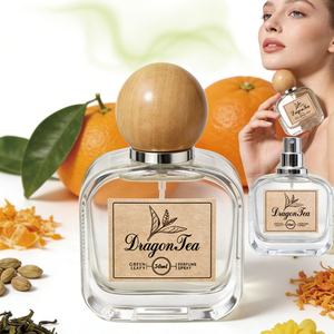Parfum en spray pour femme 50ML EDP, avec logo personnalisé, en gros, aux notes de thé à la cardamome orange, jasmin et <span class=keywords><strong>iris</strong></span>, parfum phéromone - Product Image 1