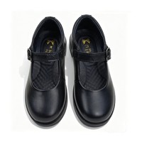 Chaussures en gros pour filles – Nouveauté été : Escarpins de princesse en cuir noir antidérapants avec doublure en microfibre, idéals pour le campus des petites filles