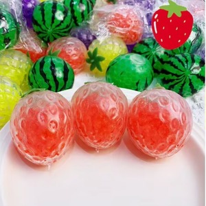 Simulation Fruit <b>Squeeze</b> Toy Squishy Vent <b>Ball</b> Soft Slow Rising Stress Relief Sensory Fidget for Kids and Adults - Product Image 1