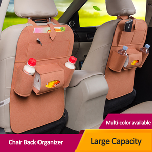 Organizador de coche de alta calidad, bolsa colgante de almacenamiento de asiento de fieltro para Interior de coche - Product Image 3