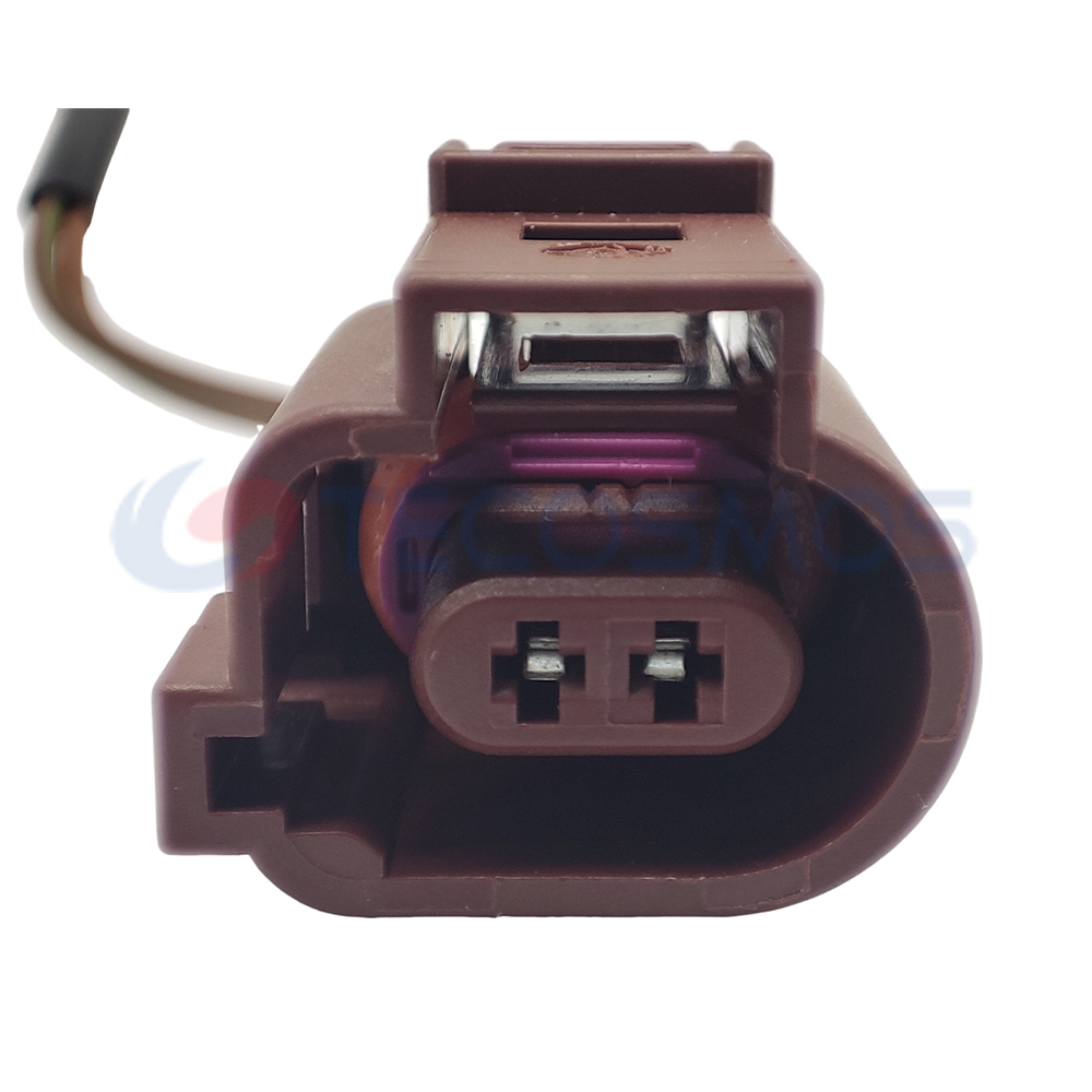 Automotive Exhaust Temperature Sensing Plug Harness Connector Suitable for VW Audi 2-pin Female CT2-0059M-1