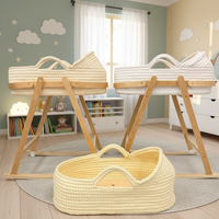 Panier en corde de coton pour bébé, idéal pour un bon sommeil – Vente en gros