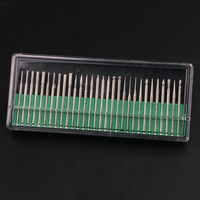 30 pièces/boîte – Kit universel d'aiguilles de meulage électriques diamantées à prix abordable – Embouts de meulage pour perçage, gravure et outils de travail du pierre