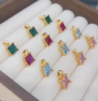 Kalung Liontin Emas Asli 18K AU750 Mewah Perhiasan Wanita