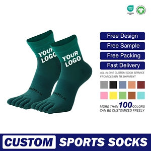 Running Five-Toe Split-Toe <strong>Socks</strong> for Men Women Spring Autumn <strong>Coolmax</strong> Knitted Quick-Dry Sweat-Absorbing Fitness Marathon Sports - Product Image 1